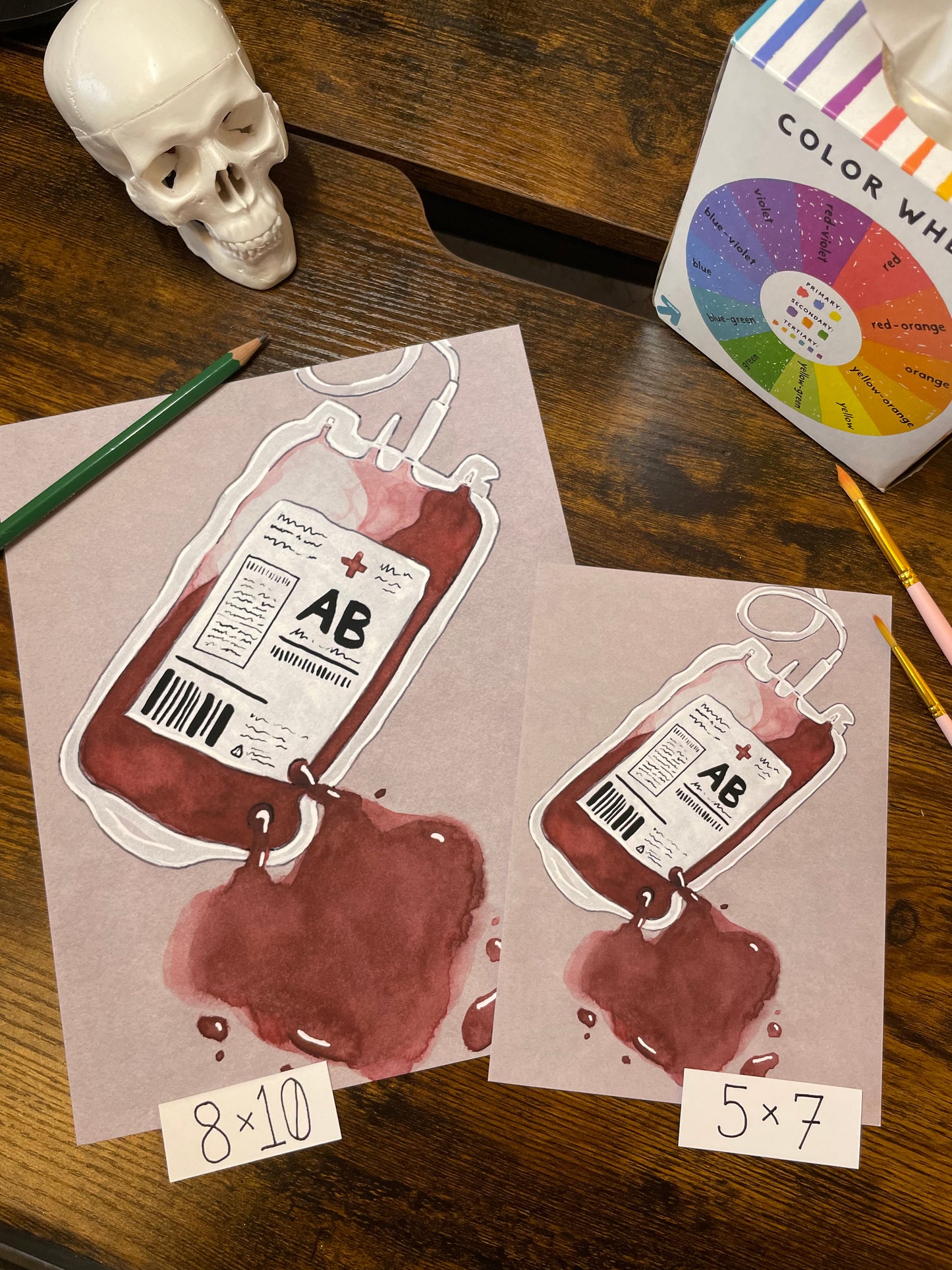 "Blood Banc" print