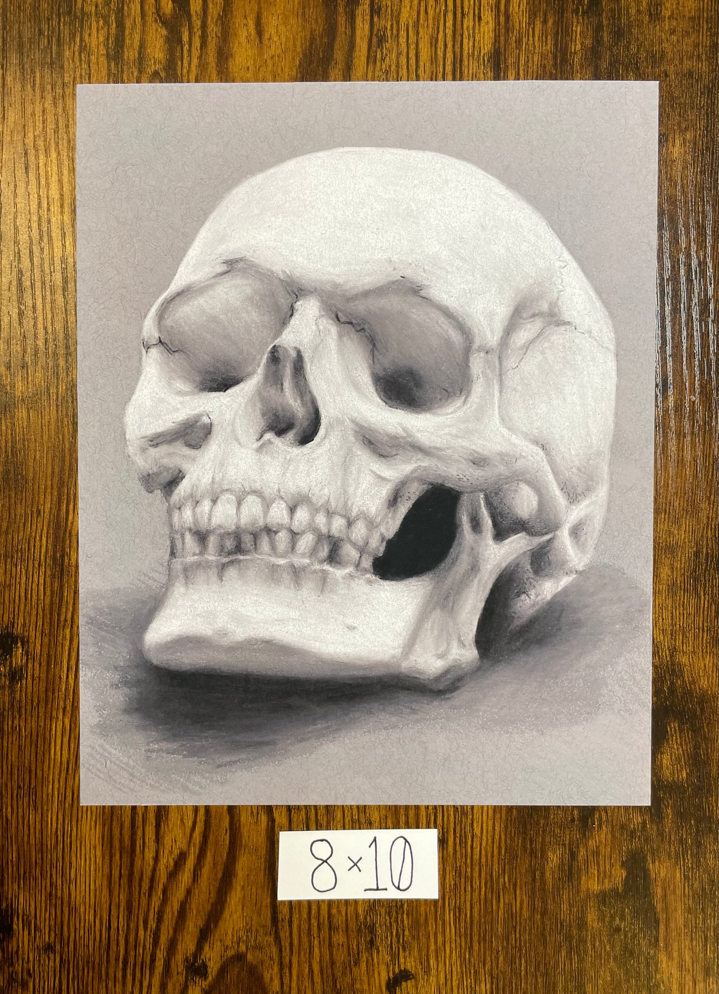 "Human Skull" print