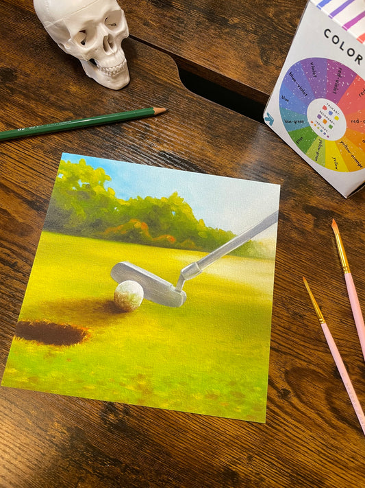 "Putter" print