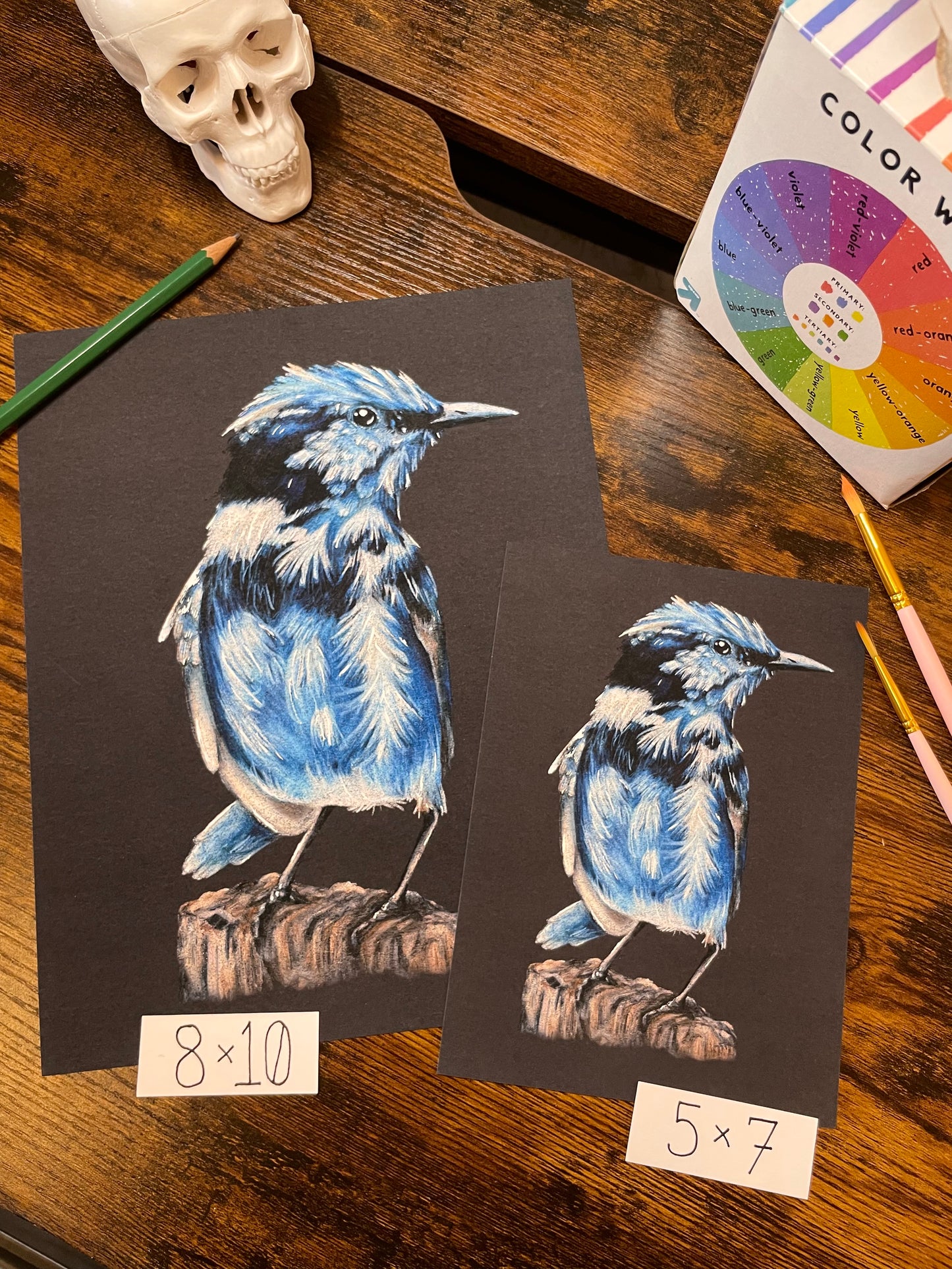 "Blue Bird" print