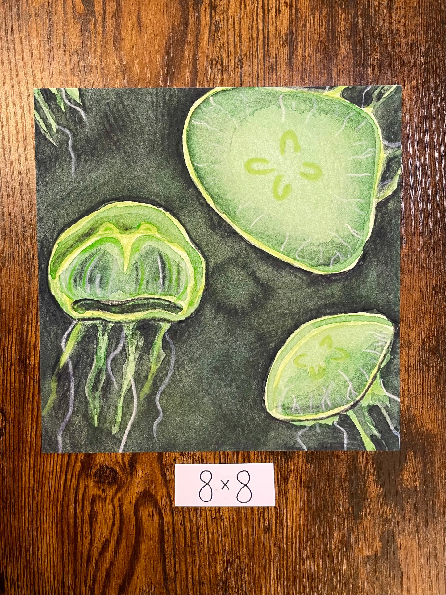 "Green Jellies" print